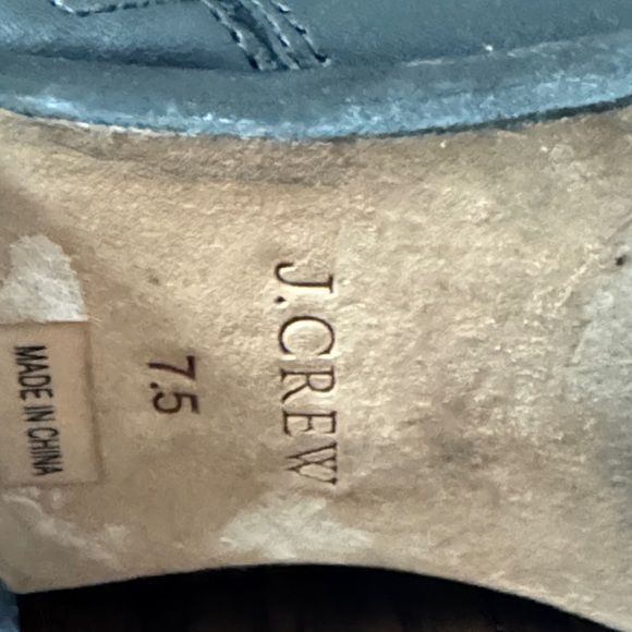 J. Crew Black Leather Knee Boots - Picture 4 of 9